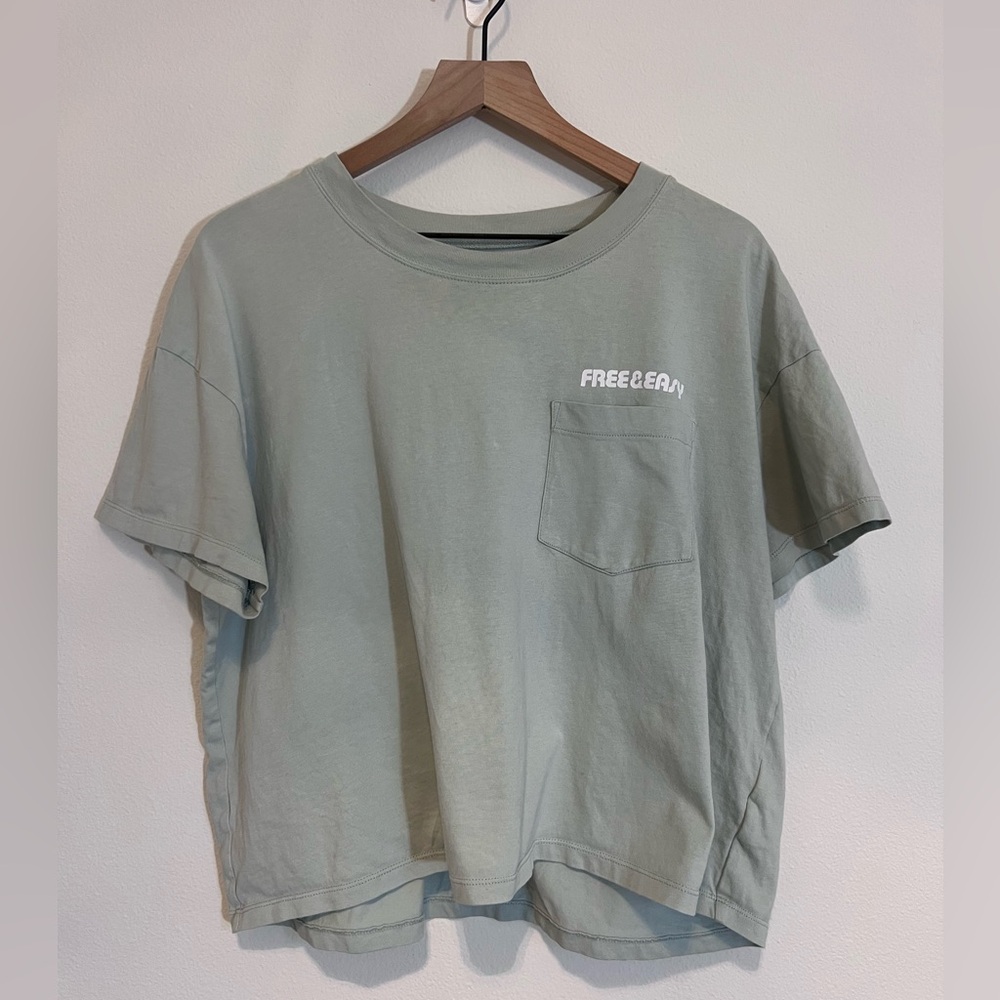 Madewell x Free & Easy Sunset Crop Tee